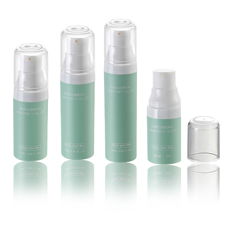 5ML-20ML Ljusgrön hudvård Airless Bottle-HS-012A