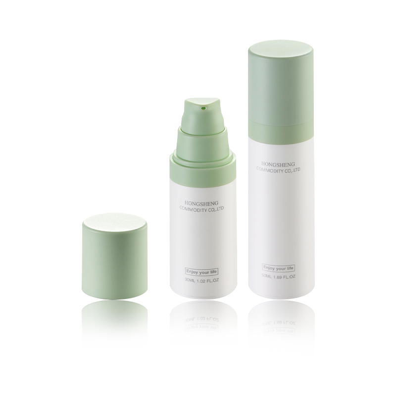 30ML 50ML Airless flaska flytande toalettartiklar behållare HS-021A