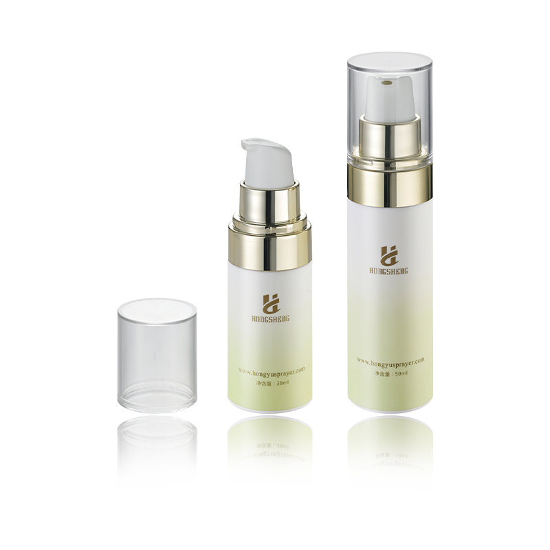 30 ml 50 ml luftlös flaska påfyllningsbara kosmetiska behållare Lotion dispenser HS-023