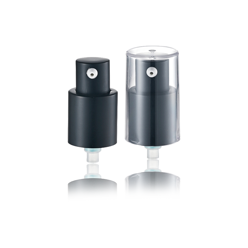 Svart push-kosmetiskt pumphuvud vätskefördelare- HY17A-01