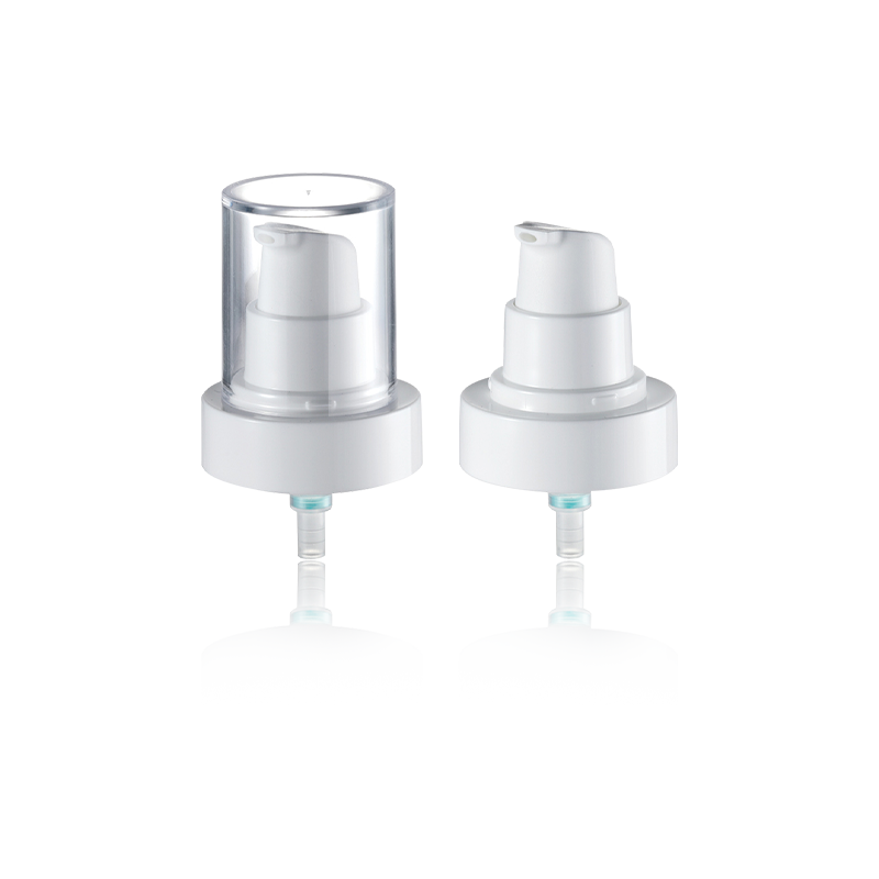 Genomskinlig plastlotionpumpflaska vätskedistributör-HY24A-25