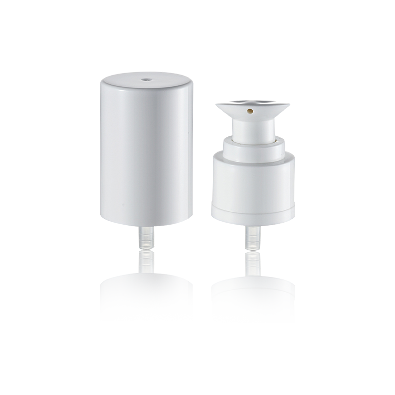 Elegant vitt spray kosmetiskt pumphuvud för vätskefördelare-HY24A-51