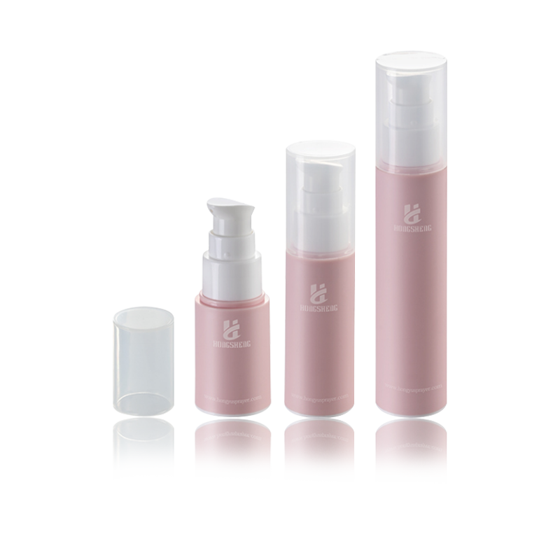 15ML 30ML 50ML Rosa matt Airless Bottle-HS-013D